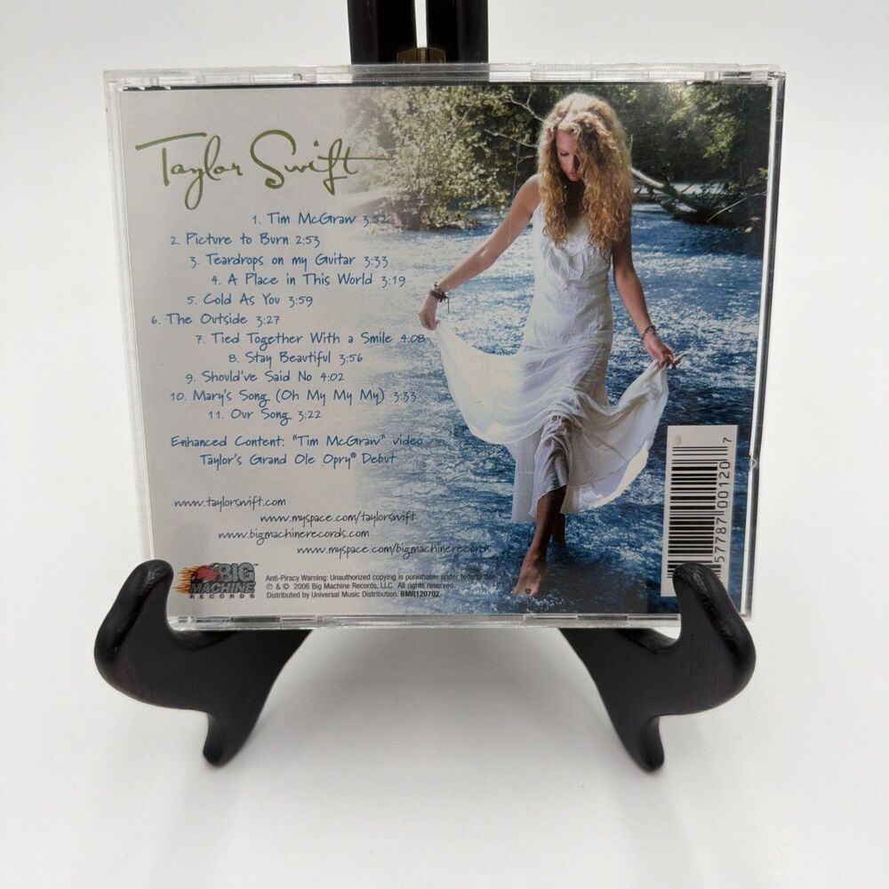 Taylor Swift: Debut Self Titled (CD, 2006) Original Uncensored Lyrics RARE - Picture 2 of 4